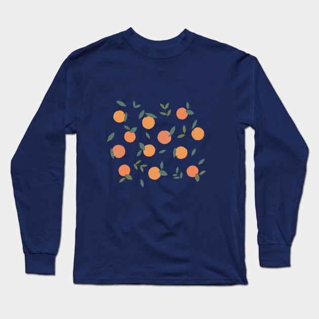 Clementines Long Sleeve T-Shirt by moonlightprint